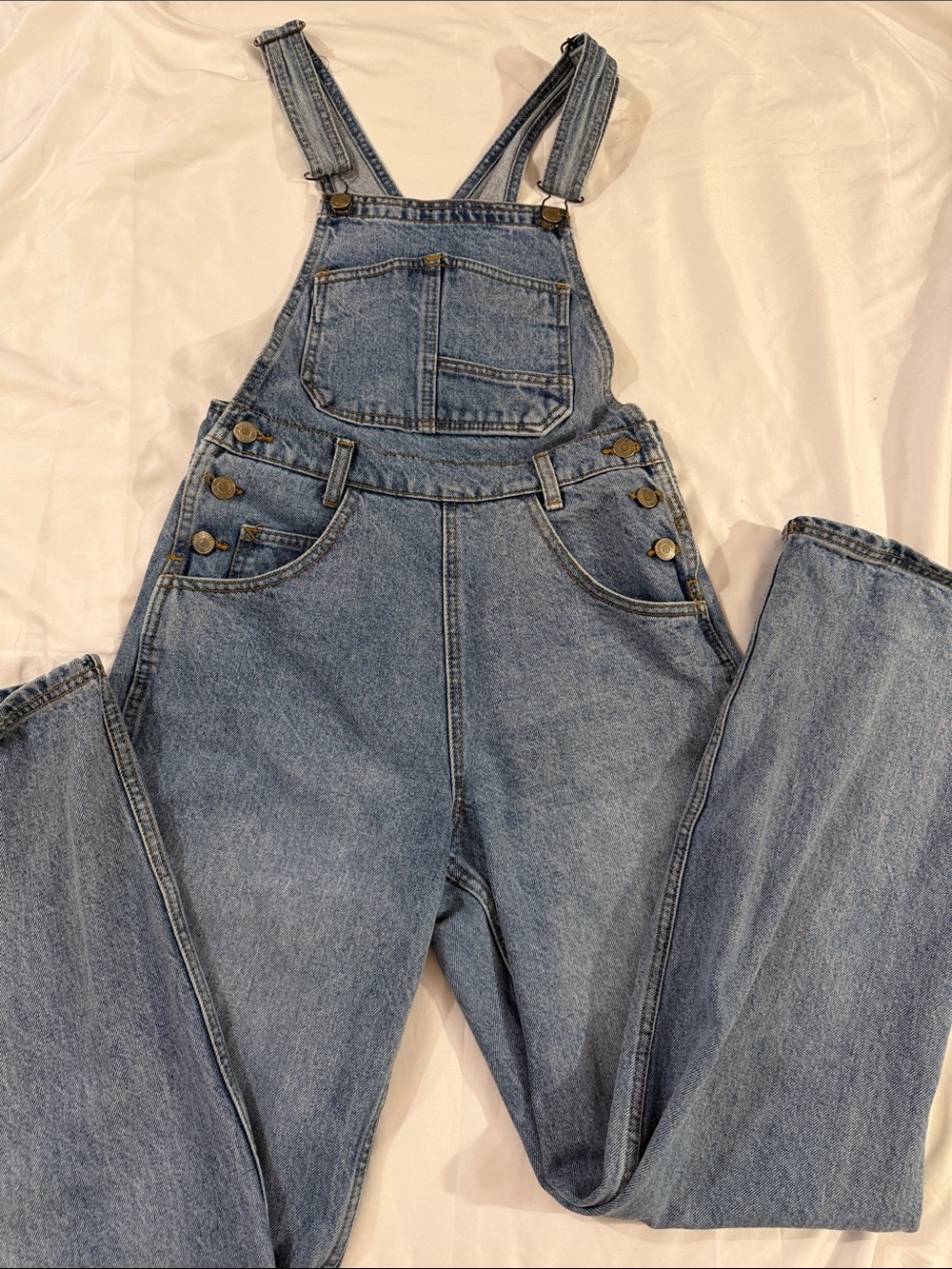 Brandy Melville Medium Wash Overalls